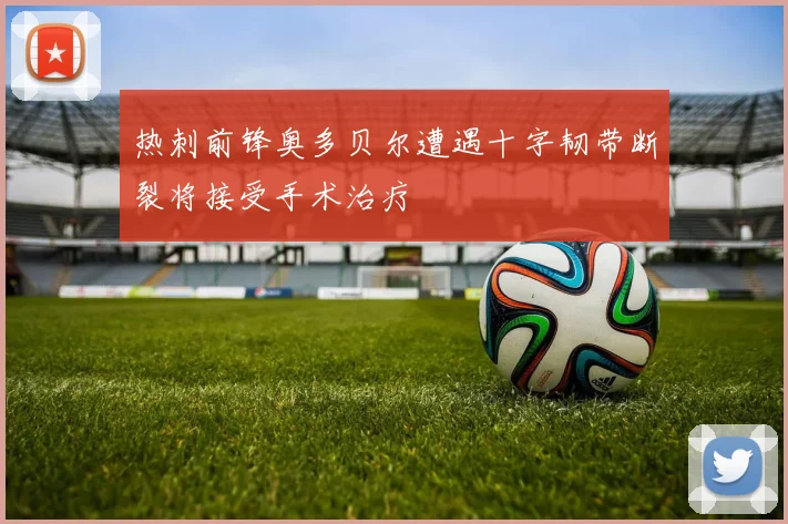 热刺前锋奥多贝尔遭遇十字韧带断裂将接受手术治疗